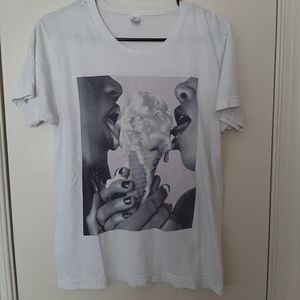 American Apparel Power Washed graphic tee